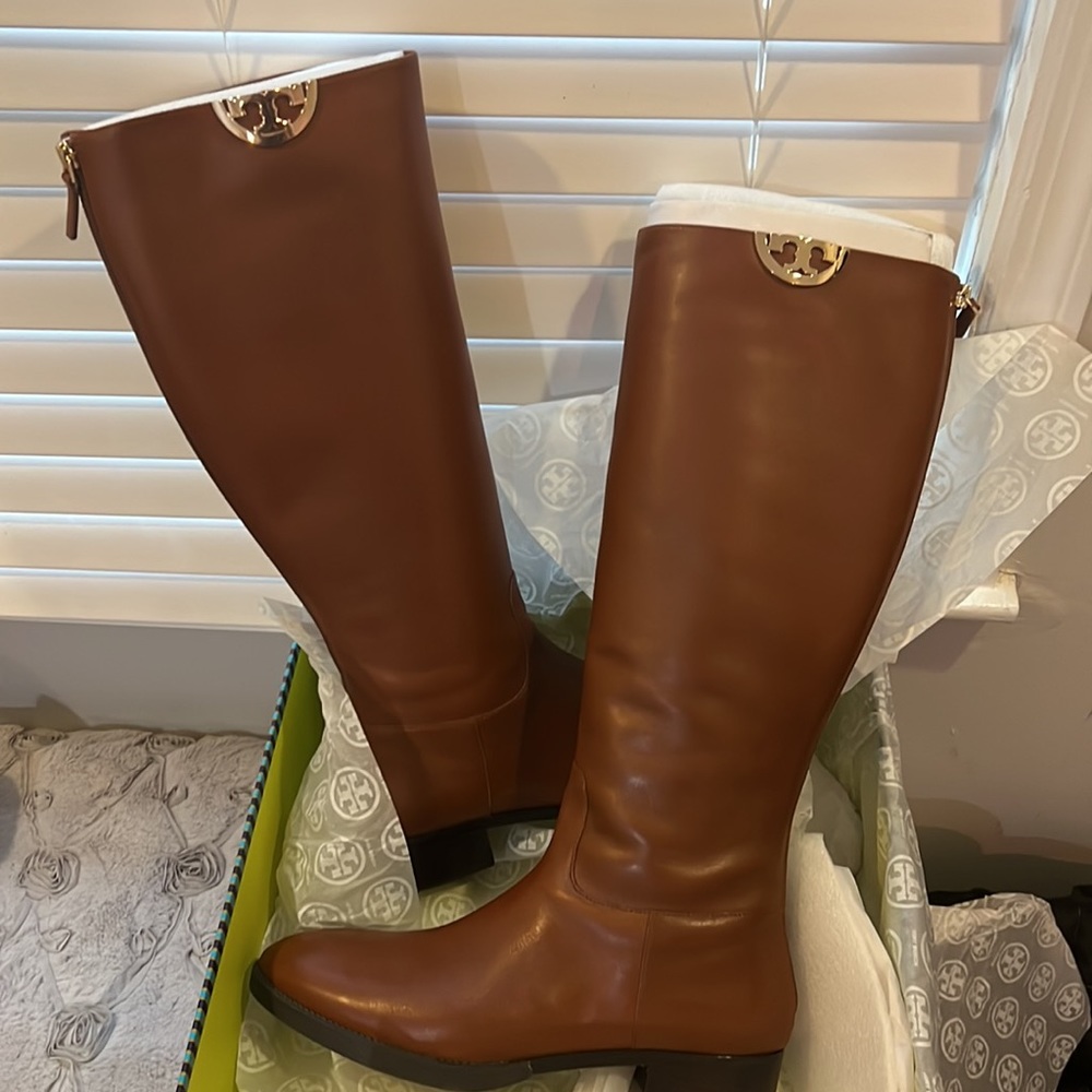 Tory Burch Brown Heeled Boots